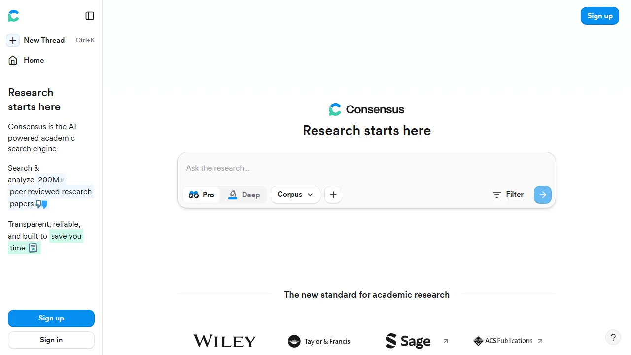 Consensus 스크린샷