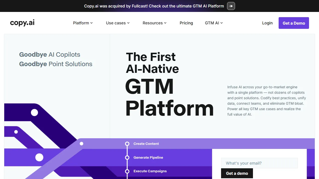 Copy.ai 스크린샷