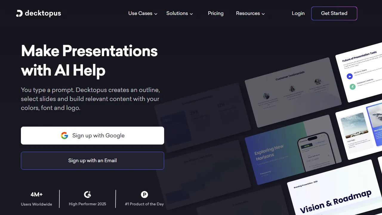 Decktopus AI 스크린샷