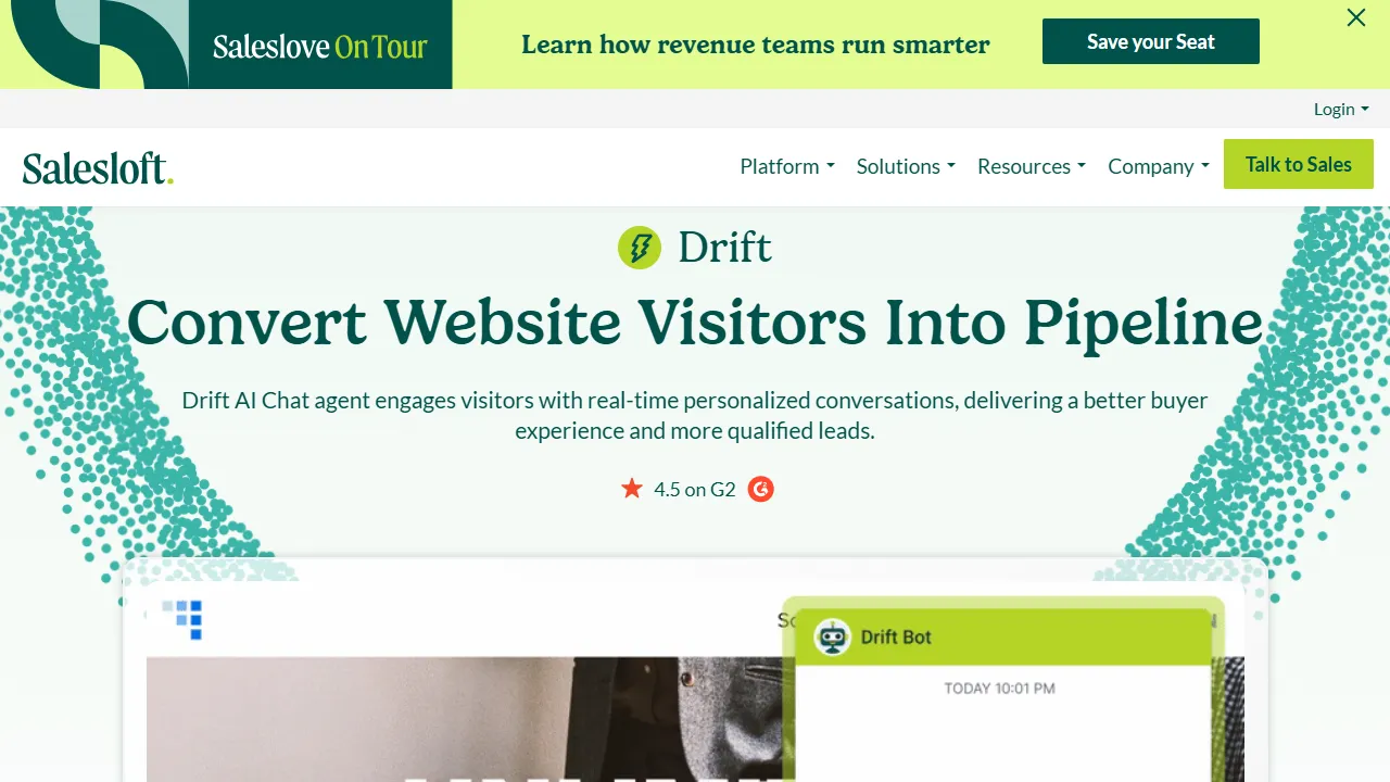 Drift (Salesloft) 스크린샷