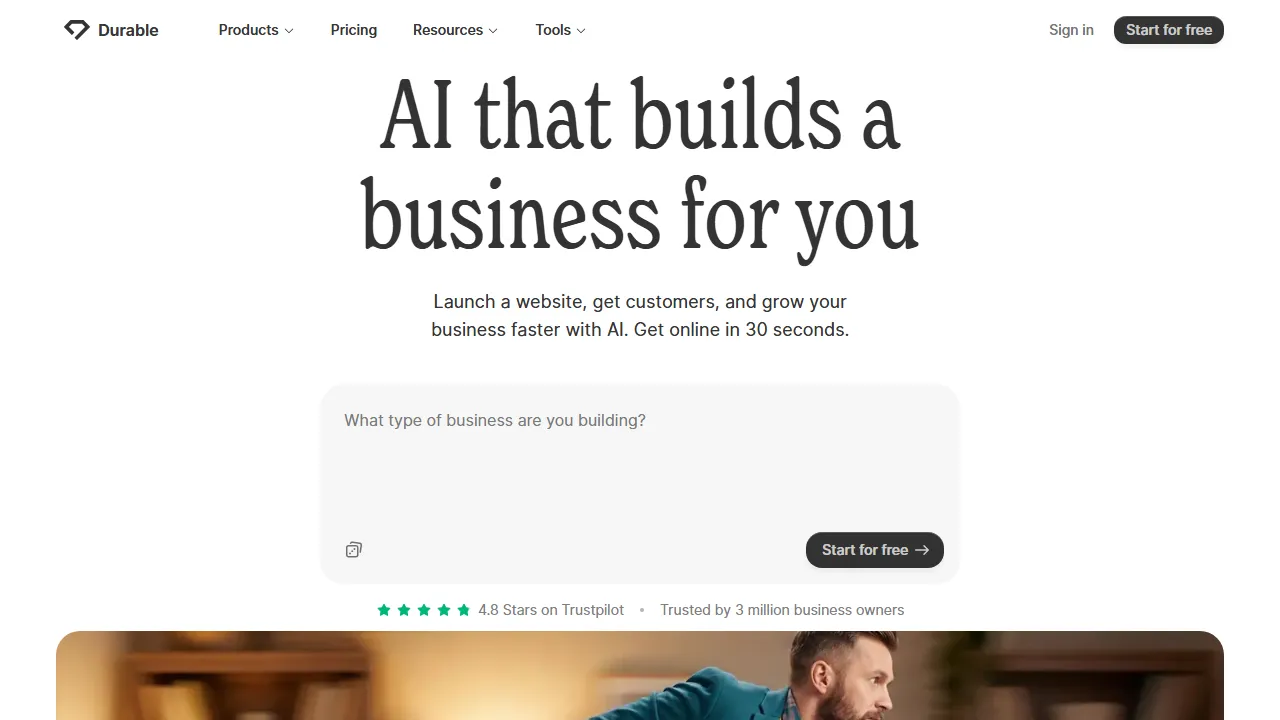 Durable 스크린샷