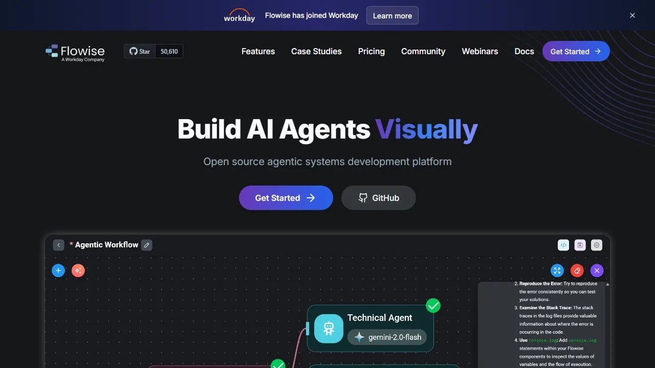 Flowise 스크린샷