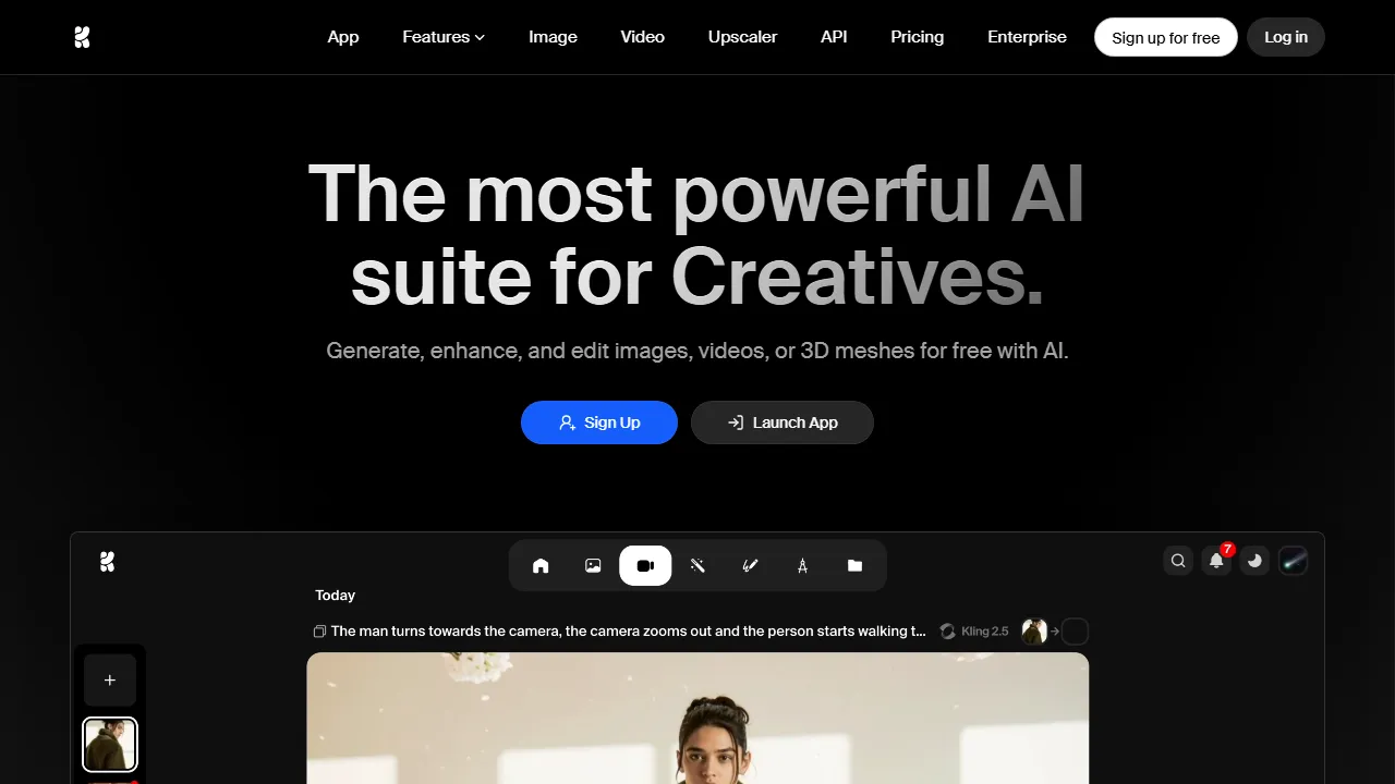 Krea AI 스크린샷