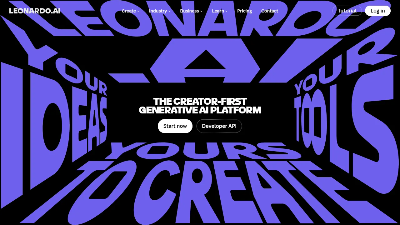 Leonardo AI 스크린샷