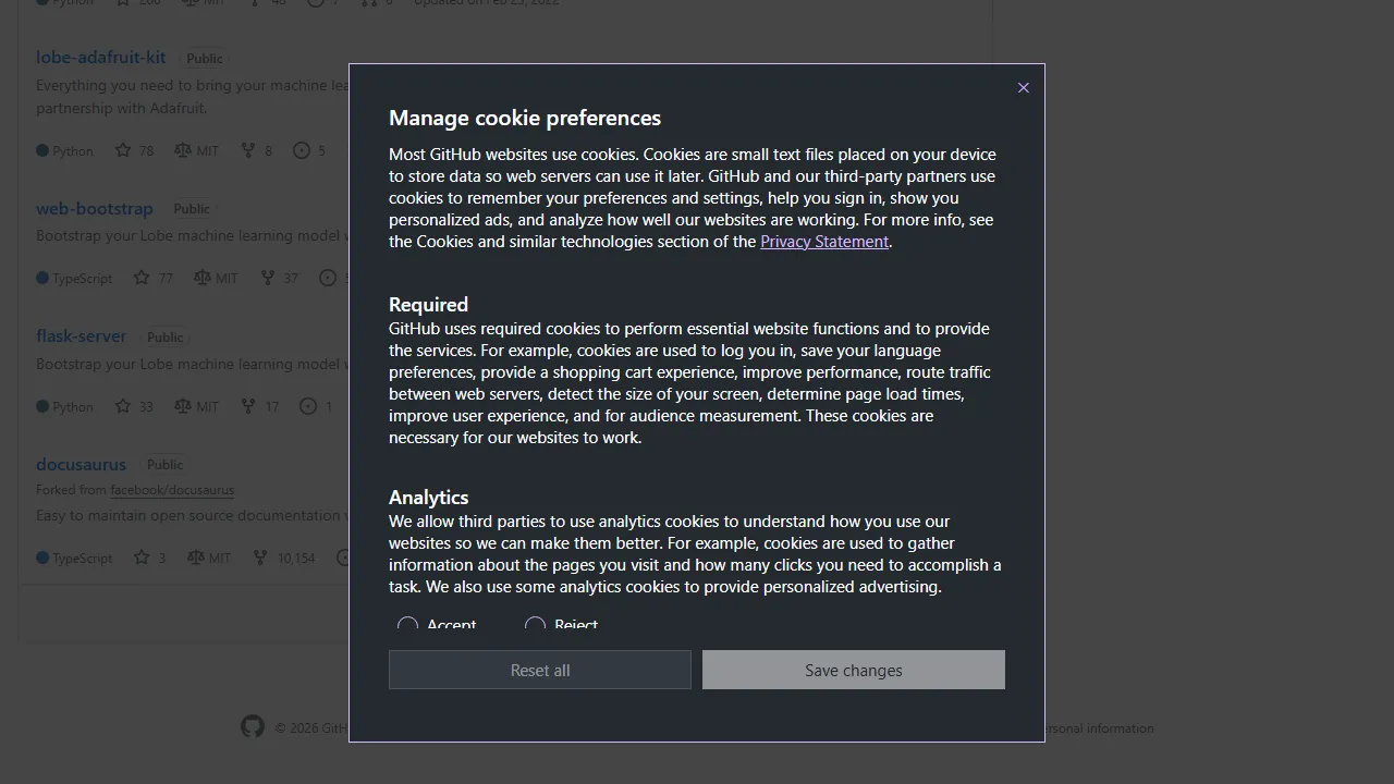 Lobe.ai 스크린샷