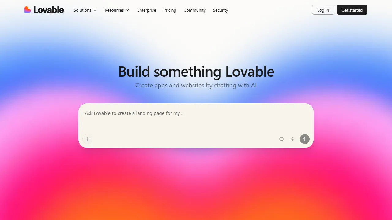 Lovable 스크린샷