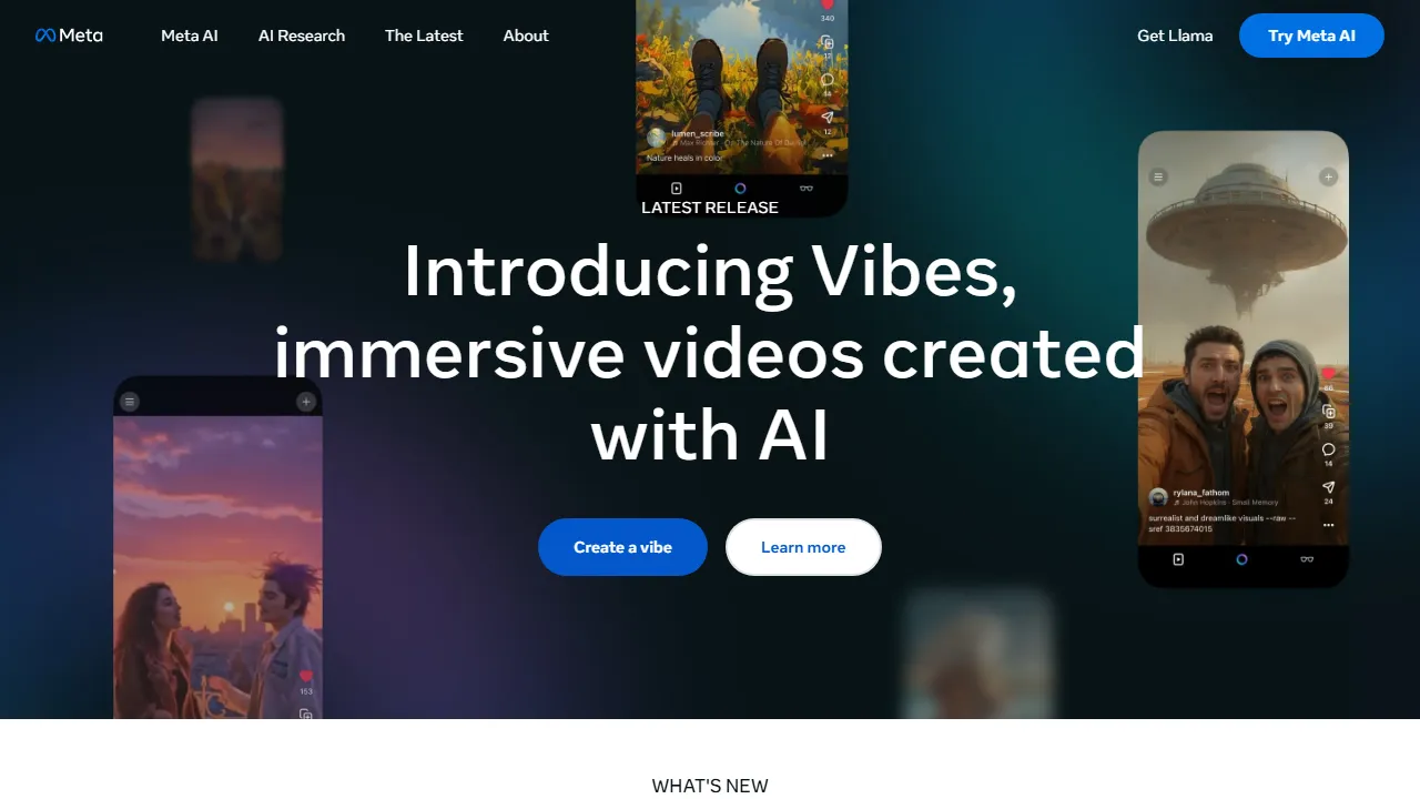 Llama (Meta AI) 스크린샷