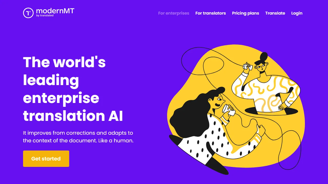 Translated (ModernMT) 스크린샷