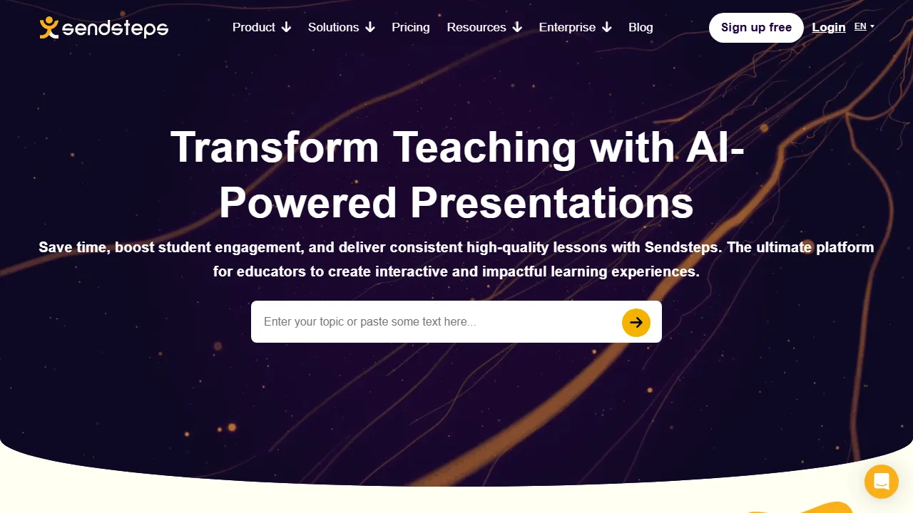 Sendsteps AI 스크린샷