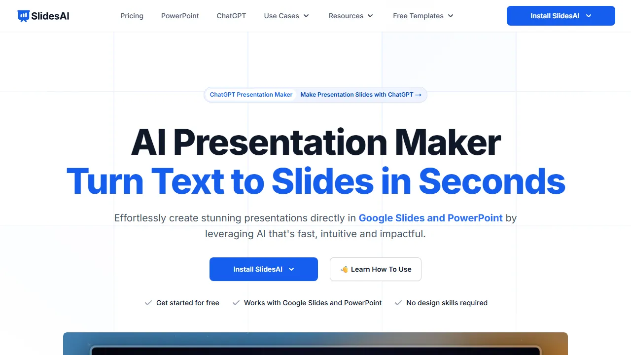 SlidesAI 스크린샷