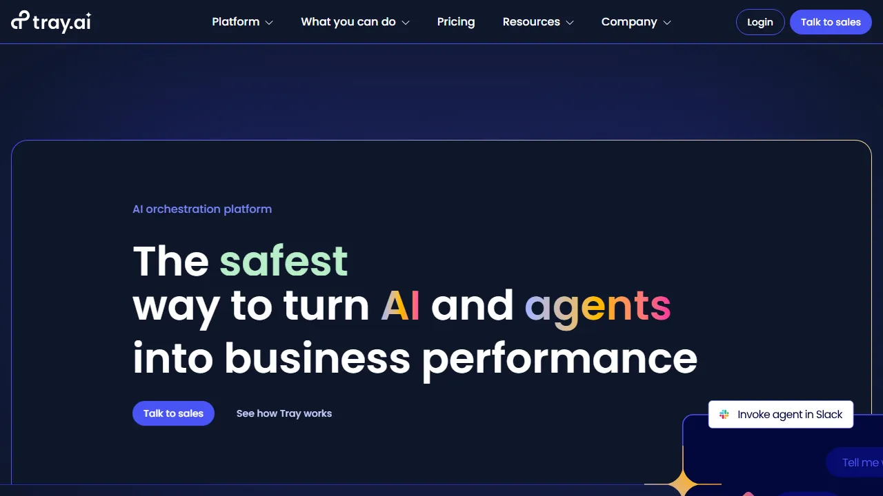 Tray.io 스크린샷